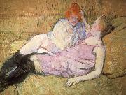 The Sofa, Henri De Toulouse-Lautrec